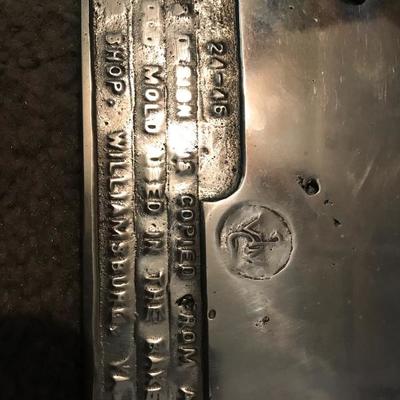 Williamsburg, VA bake shop mold (copy) 