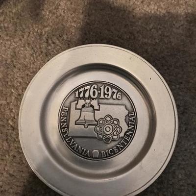 Pennsylvania Bicentennial plate