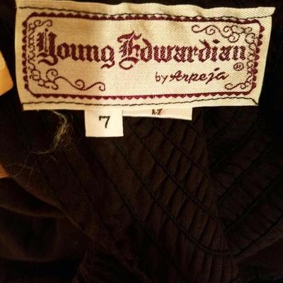 Vintage 1970 Young Edwardian by Arpeja Boho fluid maxi embroidery