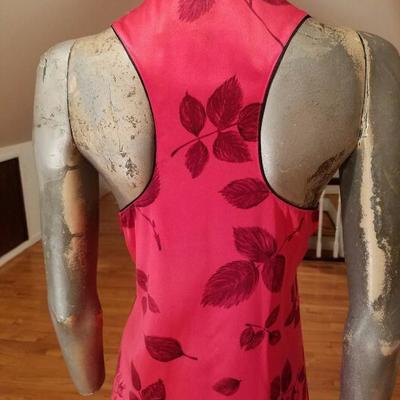 Vintage Natori Cheongsam Cipao/Kimono crepe satin set