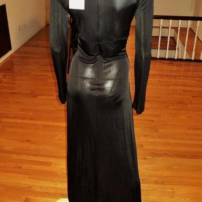 Vintage Diane Von Furstenberg Runway Grecian drape Gown NWT Retail $528