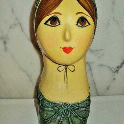 Vtg Capistrano Gemma Taccogna Folk art lady Mexico 1960-70's