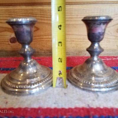 Lot-B60 Pair of Weighted Sterling Empire 47