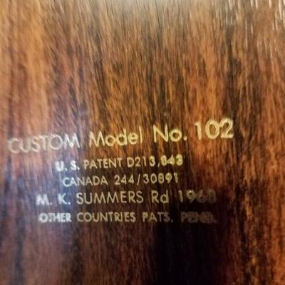 Lot-C30 Marion Kay Wooden Custom Coin Clock Model 102