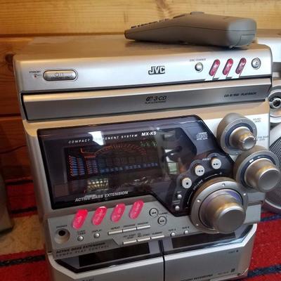Lot-E8 JVC MX-KS Compact Component System Radio Player w/ Bass Extension