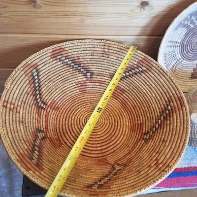 Lot-C18 Decorative Tribal Woven Basket Lot