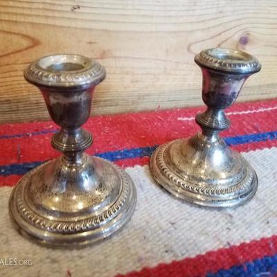 Lot-B60 Pair of Weighted Sterling Empire 47