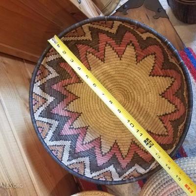 Lot-C18 Decorative Tribal Woven Basket Lot
