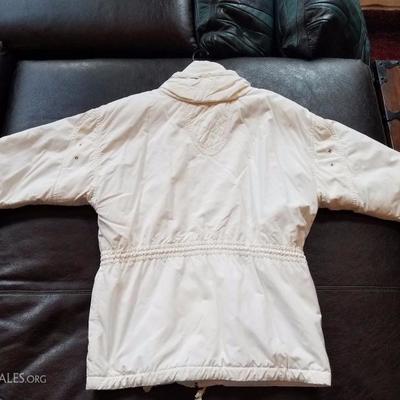 Lot-C24 Men's XL White Bogner Ski Jacket Used Winter Clothing