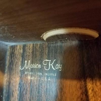 Lot-C30 Marion Kay Wooden Custom Coin Clock Model 102