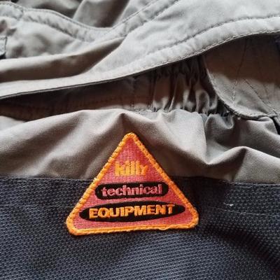 Lot-C28 Men's XL Killy Technical Equipment Snow Pants Grey & Black