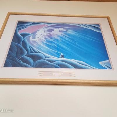 Lot-B53 Signed & Numbered Framed Print by Bill Rabbit 