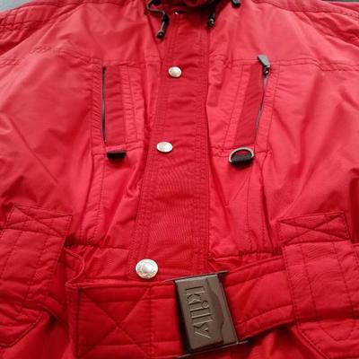 Lot-C27 Men's Full Body XL Red Killy Snow Ski Suit