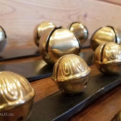 Lot-C3 Mixed Lot of Vintage Brass Horse Carriage Sleigh Bells 