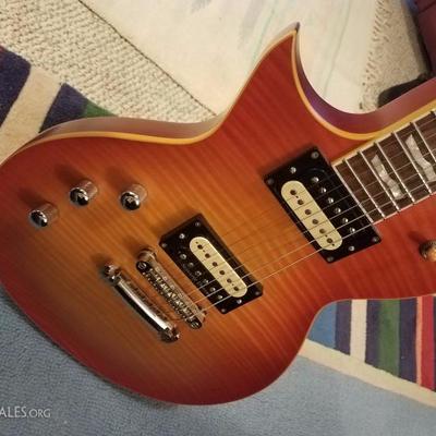 Lot-F15 ESP Eclipse Les Paul Left Handed Guitar w/ Case