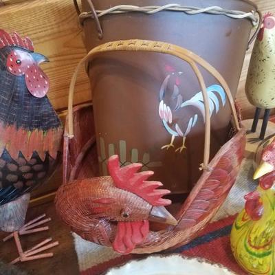 Lot-C17 20+ Country Rooster DÃ©cor Various Mixed Lot