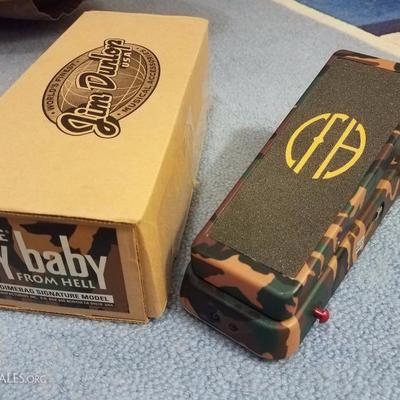 Lot-F19 Dime Bag Signature Model Cry Baby from Hell Jim Dunlop Camo