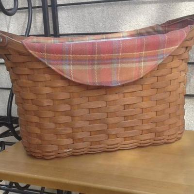 Lot #10 - Library Basket w/Liner & Protector