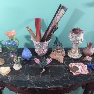 Lot 36 - Variety of Glass, Ceramic, and Pottery Items