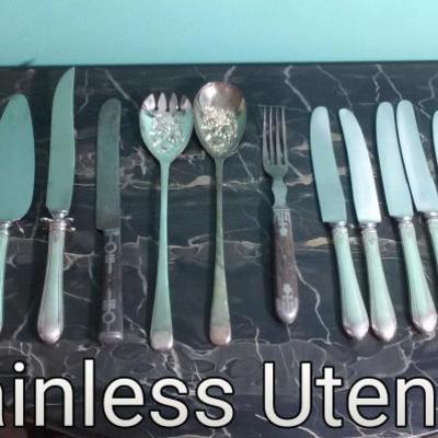 Lot 31 - Set of Vintage Flatware Mixed Sterling & Plated