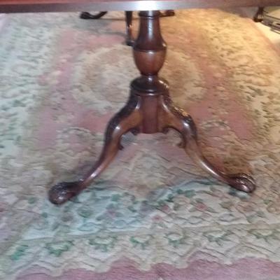 Lot 26 - Reproduction Chippendale Dining Table