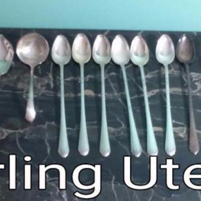Lot 31 - Set of Vintage Flatware Mixed Sterling & Plated