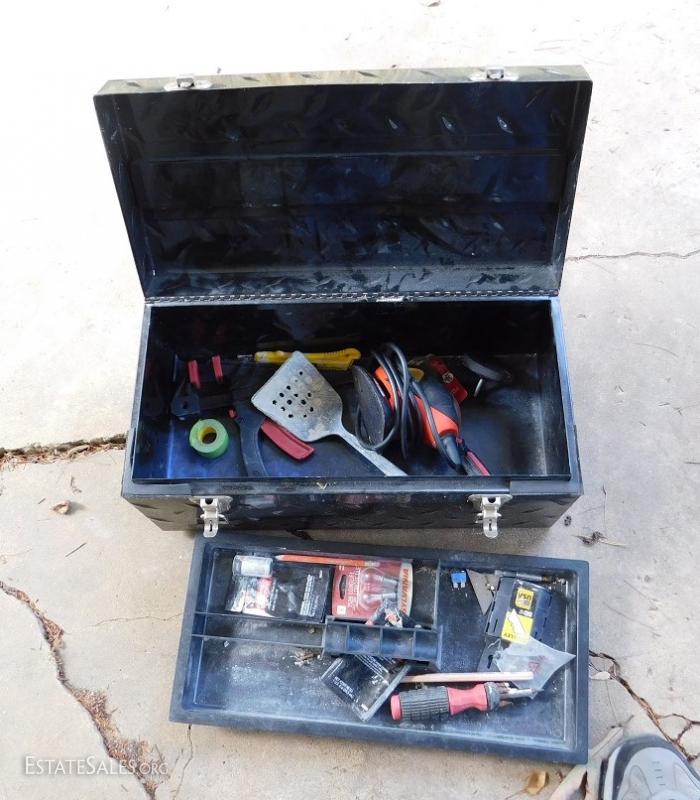 Black Diamond Plate Tool Box