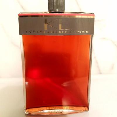 Vtg KL by Karl Lagerfeld 1982 Eau de Toilette 4.2oz splash for women