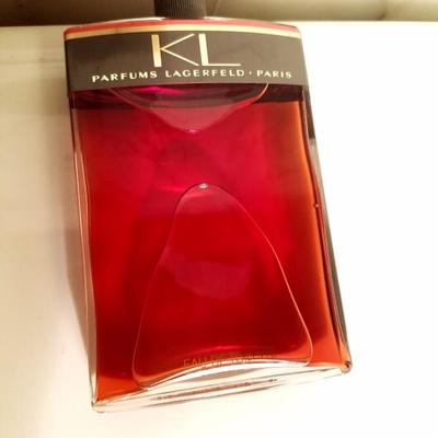 Vtg KL by Karl Lagerfeld 1982 Eau de Toilette 4.2oz splash for women