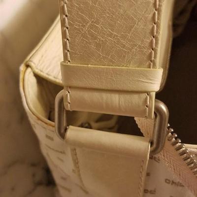 Chloe' Large shoulder bag leather/canvas also Diaper bag