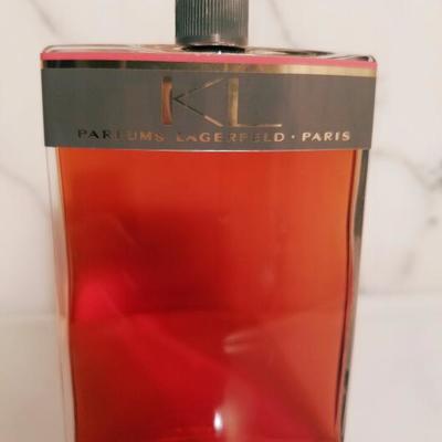 Vtg KL by Karl Lagerfeld 1982 Eau de Toilette 4.2oz splash for women