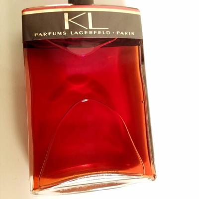Vtg KL by Karl Lagerfeld 1982 Eau de Toilette 4.2oz splash for women