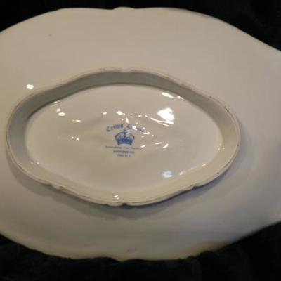 B8-42 VINTAGE Crown Dorset Chintz Serving Tray, Staffordshire Fine Ceramics