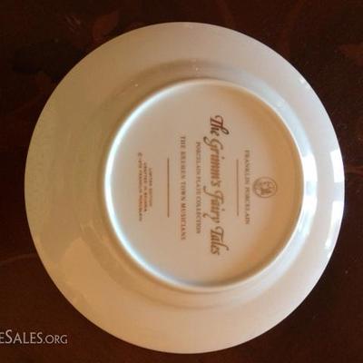 Franklin Porcelain Plate