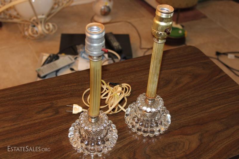 Lot 55 Vintage Dressing Table Lamps (2)