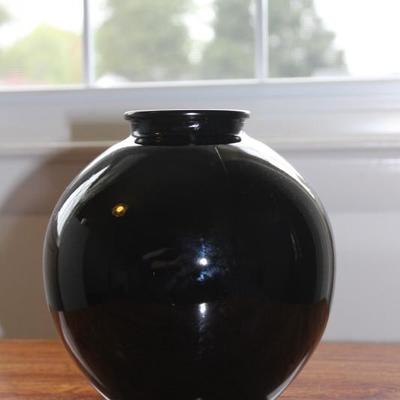 Lot #4 Vintage Black Vase