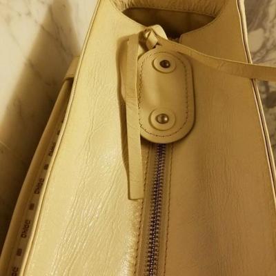 Chloe' Large shoulder bag leather/canvas also Diaper bag