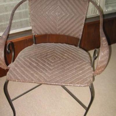 5 Pier 1 chairs Wrought Iron