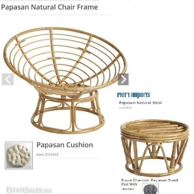 Papason Chair & Stool combo from Pier 1
