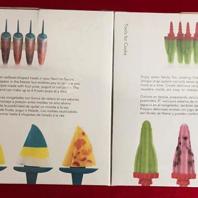 Cuisipro Rocket Sailboat Popsicle POP Molds *NEW* Boxed 