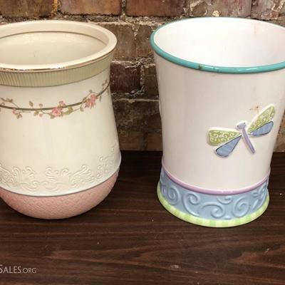 Ceramic Planters pair...