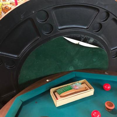 Bumper Pool Table with Balls, Poker Table Top
