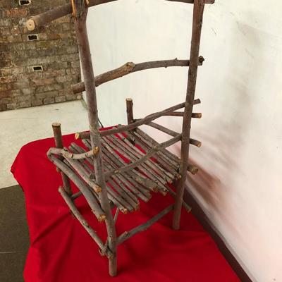 Twig Chair, Plant Stand 