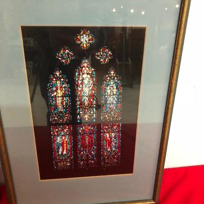 Pair of Religious Framed Prints 