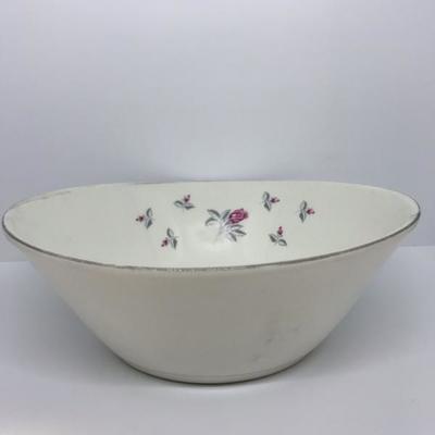 Lot 21 - Vintage Rare Triumph Homer Laughlin Spring Rose - Vegetable Bowl