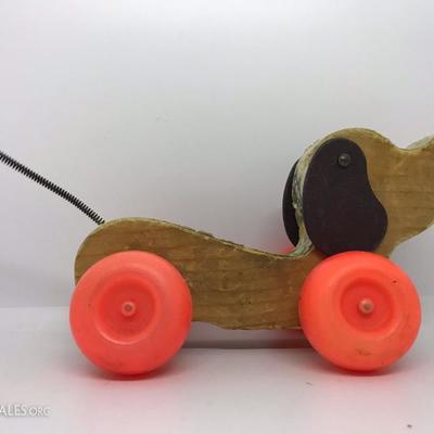 Lot 60 Fisher Price Dog Pull Toy