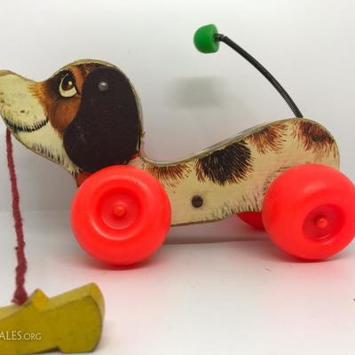 Lot 61 Fisher Price Dog Pull Toy
