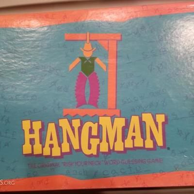 Hangman board game (Ages 7-Adult)