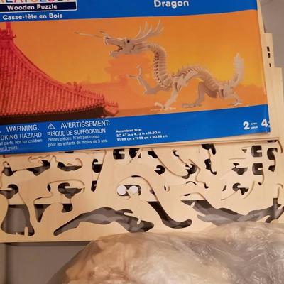 Wooden Dragon 3D puzzle