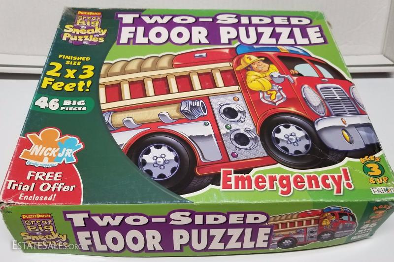 Puzzle Patch Great Sneaky Puzzles Silly Silly Sea 46 Piece 2 Sided Floor  Puzzle
